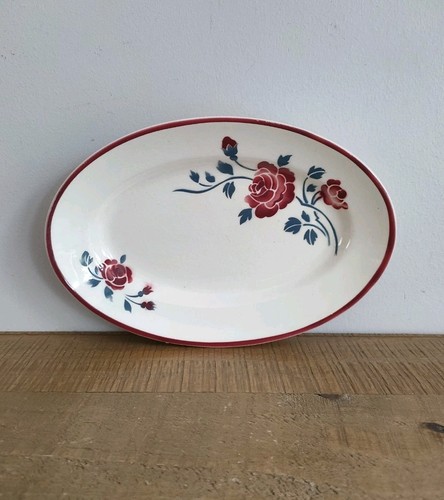 Petit plat ovale demi - plat, en