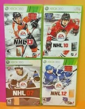 XBOX 360 Sport Game Lot NHL Hockey 07 10 12 13 Tested EA Sports