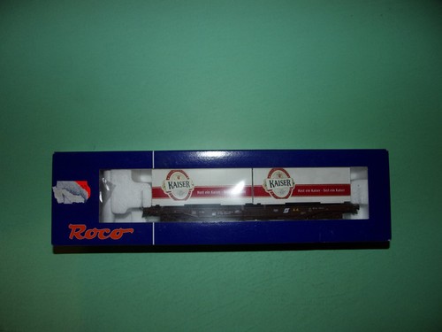 Roco wagon kangourou caisses - +,