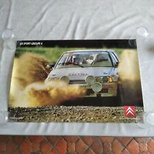Affiche ancienne Garage CITROEN AX SPORT RALLYE GROUPE A 1988 – 60 x 40 cm [16]
