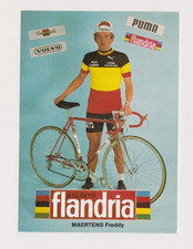 CYCLISME carte cycliste FREDDY MAERTENS Champion de Belgique équipe FLANDRIA