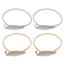 4 Pcs Embrasse Pour Rideaux Voilage Petites Embrasses Supports Hauteur Moderne