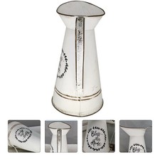  Vase Fleur Decoratif Style Industriel Seau Fleurs Vintage Décor Ferme