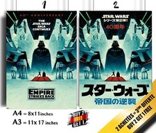 STAR WARS The Empire Strikes Back 40th Anniversary poster 1980