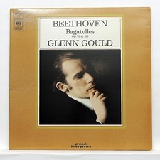 GLENN GOULD ⸺ BEETHOVEN bagatelles op.33 & 126 ⸺ CBS LP NM