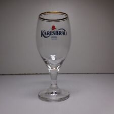Verre à bière cristal vintage 25 CL KARLSBRAU BRAUEREI HOMBURG GERMANY N8402 