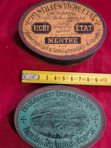 Boite pub tôle lithographiée - tÔle,