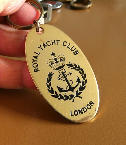 Porte clé plaque royal yacht - clé,