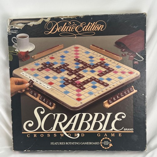Vintage 1989 scrabble deluxe - 1989,