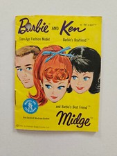 Mini catalogue vintage années 60 MATTEL Barbie and Ken + Midge