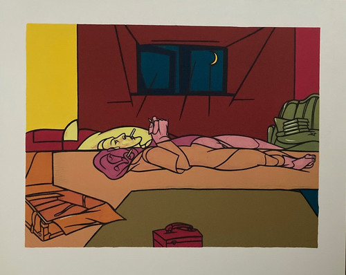 Valerio adami lithographie - valerio,