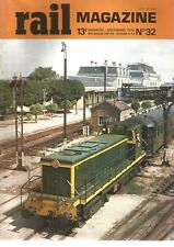 RAIL MAGAZINE N°32VOIT METALLIQUES BANLIEUE NORD / MOYSE / P8 MIDI / 141 TB /RER