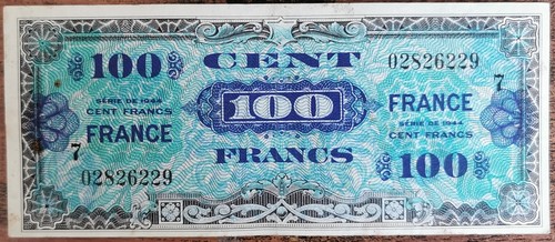 Billet 100 francs - , 1944