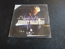 CD SINGLE 2 TITRES "JOHNNY HALLYDAY : L'HYMNE A L'AMOUR / LADY LUCILLE"