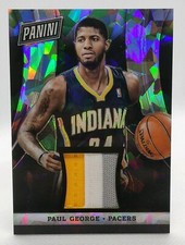 National VIP ? PAUL GEORGE ? Cracked Ice Patch Card! Pacers! 8/10! ? 3 COLOR