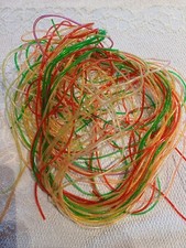 Fils à scoubidou multicolore plastifiés