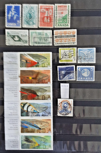 K337 canada lot timbres - canada,