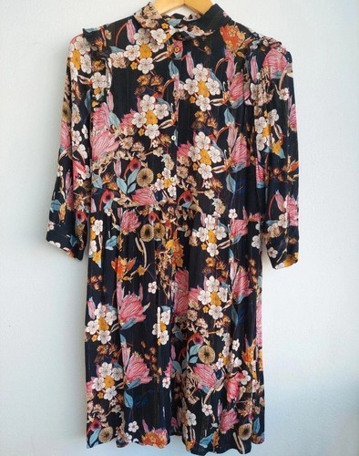 Robe fleurs japonaises à - à,