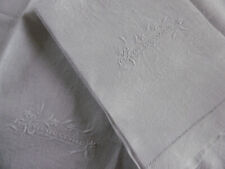 6 serviettes de table damas de