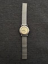 Montre Gucci Acier Argent Quartz Femme Vintage Très Bon État
