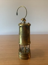 lampe de mineur Made In Wales UK En Laiton Ref GL