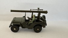 Dinky Toys Jeep avec lance roquette Ref 80B / Superbe - Envoi Offert