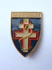 Insigne Militaire, Service de Santé 1ère Armée Rhin et Danube   A. Augis  Lyon