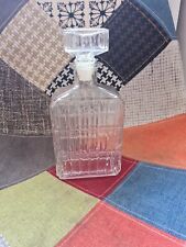 ANCIENNE / VINTAGE - CARAFE A WHISKY   LIQUEUR - EN VERRE TRANSPARENT -annee 70
