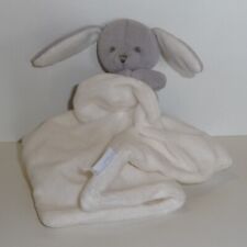 Doudou Lapin Jacadi - Gris blanc