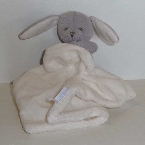 Doudou lapin jacadi gris - doudou,