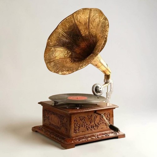 Gramophone ancien phonographe - gramophone, ancien,