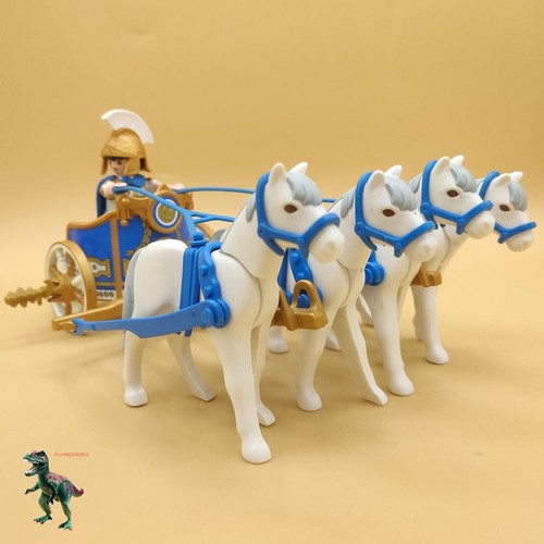 Playmobil quadrige romain char - playmobil, romain-char