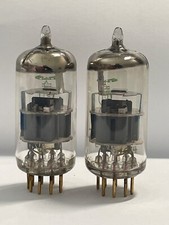 PAIR TUBE E188CC PHILIPS HEERLEN year 1960 - RT strong values Amplitrex