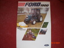 ANCIEN  PROSPECTUS  PUBLICITAIRE   DU   MICRO  TRACTEUR  FORD  1900