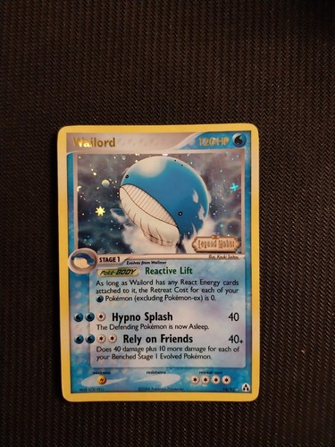 Carte pokemon wailord rare - carte,