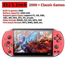 Console Portable  2000 Jeux intégrés branchement tv Jeux Rétro Classique 5 Pouce