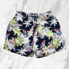 Vilebrequin short de bain Homme Perroquets Tropical Bleu Mer Poches Élastique L