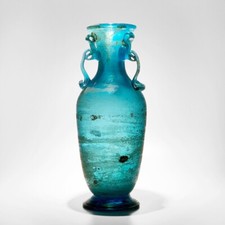 Vase verre scavo ancien - vase,