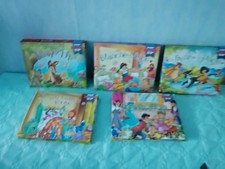 ***   5 LIVRES POP UP  CONTES ET  DESSINS ANIMES  ***