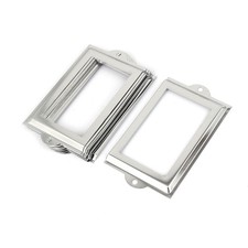 10Pcs 105 x 60mm Métal Nom