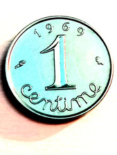 1 Centime Épi, 1969. Paris.