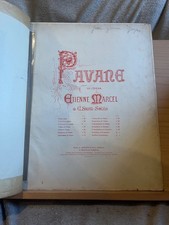 Camille Saint-Saëns Pavane d'Etienne Marcel Partition piano 4 mains ed. Durand