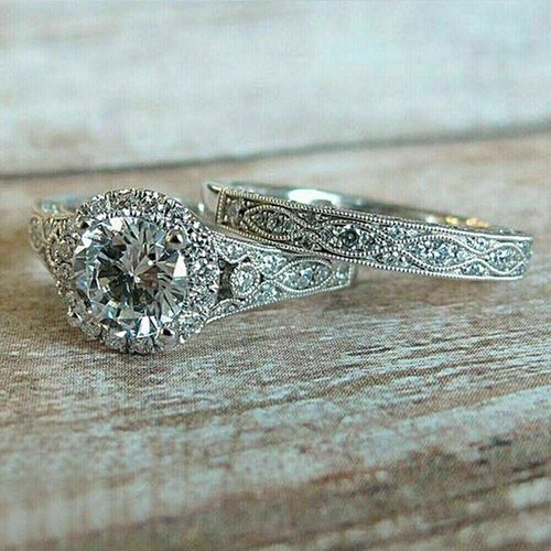 Bague vintage art déco coupe
