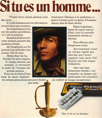 Publicite 1970 wilkinson - publicite,