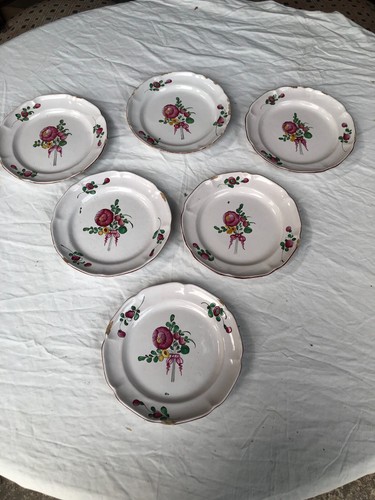 Suite assiettes faience - 6,