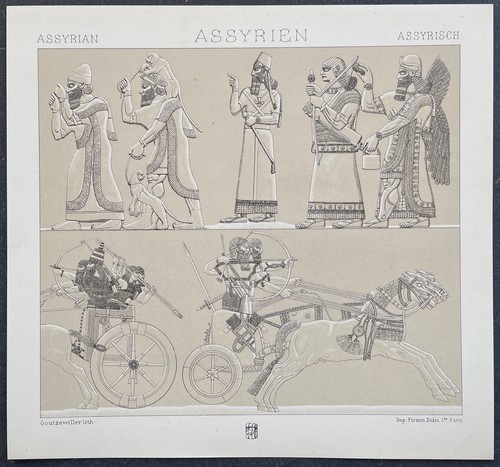 Costume historique assyrien - historique,