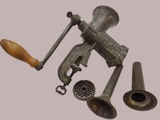 HACHOIR A MANIVELLE EN FONTE D'ACIER - BOLINDER'S  N°10 SUEDOIS - CHARCUTERIE