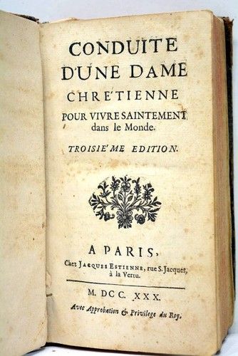 Livre ancien conduite une - ancien, d'une
