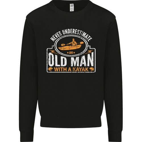 Old man with kayak - old, a