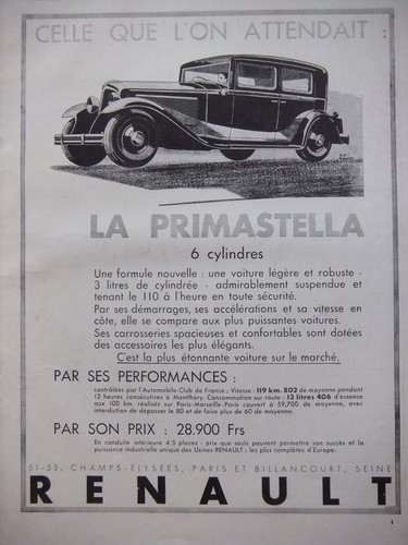 Publicité presse 1932 - presse,